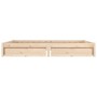 Estructura de cama con cajones doble 135x190 cm de vidaXL, Camas y somieres - Ref: Foro24-3103498, Precio: 200,86 €, Descuent...