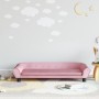 Rosa Samt Kinder Sofa 100x50x26 cm von vidaXL, Baby- und Kleinkindmöbel - Ref: Foro24-3196396, Preis: 105,14 €, Rabatt: %