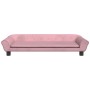 Rosa Samt Kinder Sofa 100x50x26 cm von vidaXL, Baby- und Kleinkindmöbel - Ref: Foro24-3196396, Preis: 105,14 €, Rabatt: %