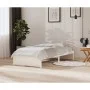 Weißer Massivholzbettrahmen 90x200 cm von vidaXL, Betten und Lattenroste - Ref: Foro24-814935, Preis: 89,72 €, Rabatt: %
