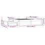 Weißer Bettrahmen mit Schubladen 200x200 cm von vidaXL, Betten und Lattenroste - Ref: Foro24-3103534, Preis: 264,87 €, Rabatt: %