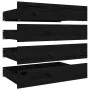 Black double bed frame with drawers 135x190 cm by vidaXL, Beds and slatted bases - Ref: Foro24-3103548, Price: 274,39 €, Disc...