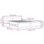 Schwarzer Doppelbettrahmen mit Schubladen 135x190 cm von vidaXL, Betten und Lattenroste - Ref: Foro24-3103548, Preis: 277,63 ...