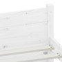 Weißes Massivholzbettgestell King Size 150x200 cm von vidaXL, Betten und Lattenroste - Ref: Foro24-815050, Preis: 144,84 €, R...