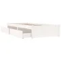 Estructura de cama con cajones blanco 90x200 cm de vidaXL, Camas y somieres - Ref: Foro24-3103464, Precio: 181,56 €, Descuent...