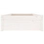 White bed frame with drawers 90x200 cm by vidaXL, Beds and slatted bases - Ref: Foro24-3103464, Price: 178,89 €, Discount: %