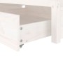 Weißer Bettrahmen mit Schubladen 90x200 cm von vidaXL, Betten und Lattenroste - Ref: Foro24-3103464, Preis: 178,89 €, Rabatt: %
