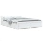 Estructura de cama con cajones blanco 140x200 cm de vidaXL, Camas y somieres - Ref: Foro24-3103560, Precio: 257,88 €, Descuen...