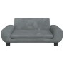 Dunkelgraues Kindersofa aus Samt, 70x45x33 cm von vidaXL, Baby- und Kleinkindmöbel - Ref: Foro24-3196388, Preis: 78,08 €, Rab...