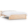 Solid wood bed frame 140x200 cm by vidaXL, Beds and slatted bases - Ref: Foro24-815044, Price: 121,57 €, Discount: %