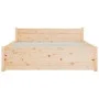 Bettgestell aus Massivholz 140x200 cm von vidaXL, Betten und Lattenroste - Ref: Foro24-815044, Preis: 120,03 €, Rabatt: %