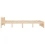 Bettgestell aus Massivholz 140x200 cm von vidaXL, Betten und Lattenroste - Ref: Foro24-815044, Preis: 120,03 €, Rabatt: %