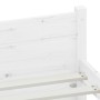 Weißer Massivholzbettrahmen 200x200 cm von vidaXL, Betten und Lattenroste - Ref: Foro24-815065, Preis: 198,90 €, Rabatt: %