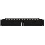 Bed frame with drawers black 120x190 cm by vidaXL, Beds and slatted bases - Ref: Foro24-3103497, Price: 249,79 €, Discount: %