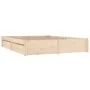 Bettgestell mit Schubladen 150x200 cm von vidaXL, Betten und Lattenroste - Ref: Foro24-3103518, Preis: 221,48 €, Rabatt: %