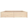 Bed frame with drawers 150x200 cm by vidaXL, Beds and slatted bases - Ref: Foro24-3103518, Price: 221,48 €, Discount: %