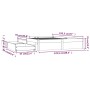 Estructura de cama con cajones negro 120x190 cm de vidaXL, Camas y somieres - Ref: Foro24-3103497, Precio: 249,70 €, Descuent...