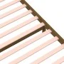 Honey brown solid wood bed frame 75x190 cm by vidaXL, Beds and slatted bases - Ref: Foro24-814912, Price: 87,92 €, Discount: %