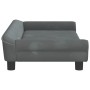 Dunkelgraues Kindersofa aus Samt, 100 x 50 x 26 cm von vidaXL, Baby- und Kleinkindmöbel - Ref: Foro24-3196395, Preis: 114,12 ...
