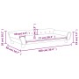 Dunkelgraues Kindersofa aus Samt, 100 x 50 x 26 cm von vidaXL, Baby- und Kleinkindmöbel - Ref: Foro24-3196395, Preis: 114,12 ...