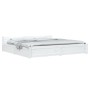 Estructura de cama con cajones blanco 200x200 cm de vidaXL, Camas y somieres - Ref: Foro24-3103580, Precio: 312,65 €, Descuen...