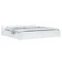 White bed frame with drawers 200x200 cm by vidaXL, Beds and slatted bases - Ref: Foro24-3103580, Price: 317,25 €, Discount: %