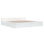 Weißer Bettrahmen mit Schubladen 200x200 cm von vidaXL, Betten und Lattenroste - Ref: Foro24-3103580, Preis: 312,58 €, Rabatt: %