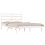 Estructura de cama madera maciza de pino blanco 120x200 cm de vidaXL, Camas y somieres - Ref: Foro24-3103644, Precio: 115,35 ...