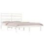 Estructura de cama madera maciza de pino blanco 120x200 cm de vidaXL, Camas y somieres - Ref: Foro24-3103644, Precio: 111,27 ...