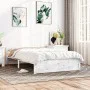 White solid wood bed frame 140x200 cm by vidaXL, Beds and slatted bases - Ref: Foro24-815045, Price: 140,63 €, Discount: %
