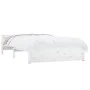 White solid wood bed frame 140x200 cm by vidaXL, Beds and slatted bases - Ref: Foro24-815045, Price: 140,63 €, Discount: %