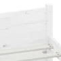 White solid wood bed frame 140x200 cm by vidaXL, Beds and slatted bases - Ref: Foro24-815045, Price: 140,63 €, Discount: %