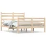 Estructura de cama madera maciza de pino 120x200 cm de vidaXL, Camas y somieres - Ref: Foro24-3103708, Precio: 110,63 €, Desc...