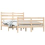 Solid pine wood bed frame 120x200 cm by vidaXL, Beds and slatted bases - Ref: Foro24-3103708, Price: 112,06 €, Discount: %