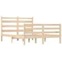 Estructura de cama madera maciza de pino 120x200 cm de vidaXL, Camas y somieres - Ref: Foro24-3103708, Precio: 110,63 €, Desc...