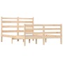 Solid pine wood bed frame 120x200 cm by vidaXL, Beds and slatted bases - Ref: Foro24-3103708, Price: 112,06 €, Discount: %