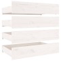 Weißer Bettrahmen mit Schubladen 180x200 cm von vidaXL, Betten und Lattenroste - Ref: Foro24-3103575, Preis: 276,79 €, Rabatt: %