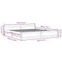 Weißer Bettrahmen mit Schubladen 180x200 cm von vidaXL, Betten und Lattenroste - Ref: Foro24-3103575, Preis: 276,79 €, Rabatt: %