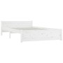 Weißer Bettrahmen mit Schubladen 150x200 cm von vidaXL, Betten und Lattenroste - Ref: Foro24-3103565, Preis: 268,87 €, Rabatt: %