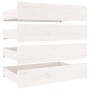 Weißer Bettrahmen mit Schubladen 150x200 cm von vidaXL, Betten und Lattenroste - Ref: Foro24-3103565, Preis: 268,87 €, Rabatt: %