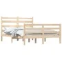Estructura de cama de madera maciza de pino 160x200 cm de vidaXL, Camas y somieres - Ref: Foro24-3103723, Precio: 132,43 €, D...