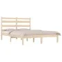 Estructura de cama madera maciza de pino 120x200 cm de vidaXL, Camas y somieres - Ref: Foro24-3103643, Precio: 105,74 €, Desc...