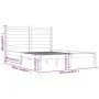 Estructura de cama madera maciza de pino 120x200 cm de vidaXL, Camas y somieres - Ref: Foro24-3103643, Precio: 105,74 €, Desc...