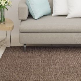 Alfombra de sisal para rascador marrón 80x300 cm