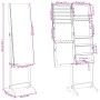 Mirror with standing jewelry box 42x38x152 cm by vidaXL, Mirrors - Ref: Foro24-353258, Price: 127,38 €, Discount: %