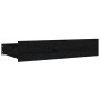 Bed frame with drawers black 140x190 cm by vidaXL, Beds and slatted bases - Ref: Foro24-3103553, Price: 279,86 €, Discount: %