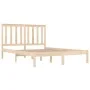 Solid pine wood bed frame 120x200 cm by vidaXL, Beds and slatted bases - Ref: Foro24-3103838, Price: 109,99 €, Discount: %