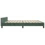 Dunkelgrüner Samtbettrahmen mit Kopfteil 200x200 cm von vidaXL, Betten und Lattenroste - Ref: Foro24-347594, Preis: 132,45 €,...