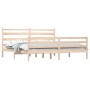 Estructura de cama de madera maciza de pino 200x200 cm de vidaXL, Camas y somieres - Ref: Foro24-3103733, Precio: 141,04 €, D...