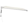 Aluminum and cream fabric retractable awning 4x3 m by vidaXL, Awnings - Ref: Foro24-3154578, Price: 1,00 €, Discount: %
